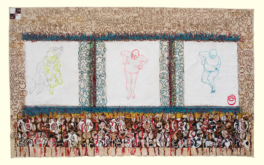 Exit Dance of the White Buddha, Liane Collins, New Signs Art