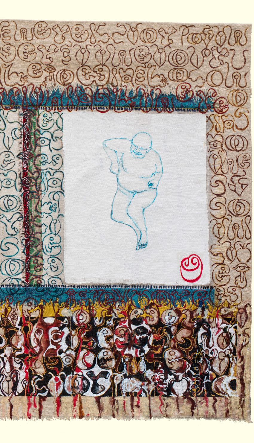 Exit Dance of the White Buddha, Liane Collins, New Signs Art